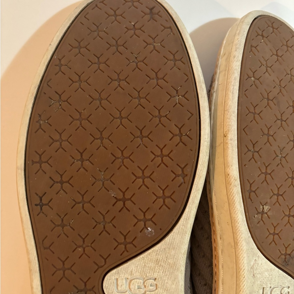 UGG 9 Taupe Slip-On Sneakers SHOES - Picture 10 of 13